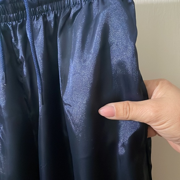 Vintage Lavon Blue Silk feel Joggers Size Small - Picture 6 of 11